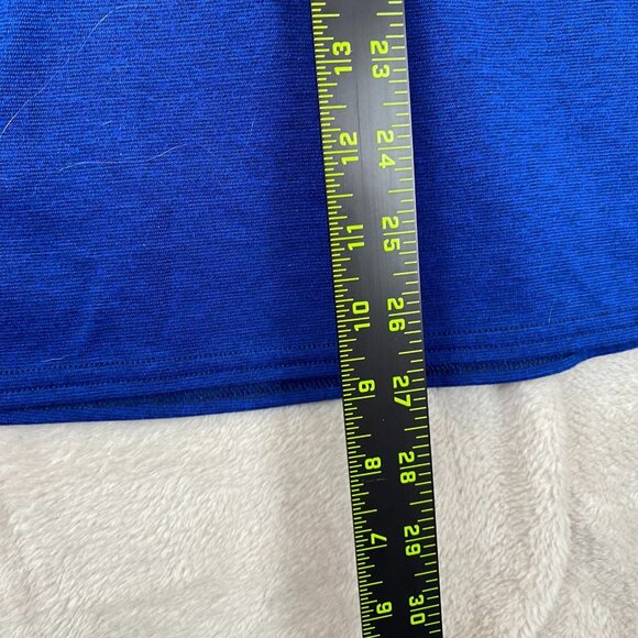 Patagonia Mens Quarter Zip Pullover Shirt Large Blue Long Sleeve Polyester - Picture 5 of 8